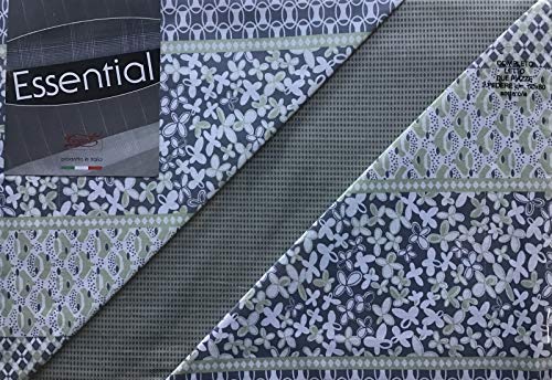 Parure de lit double avec drap housse en coton COGAL vert acide Mauro