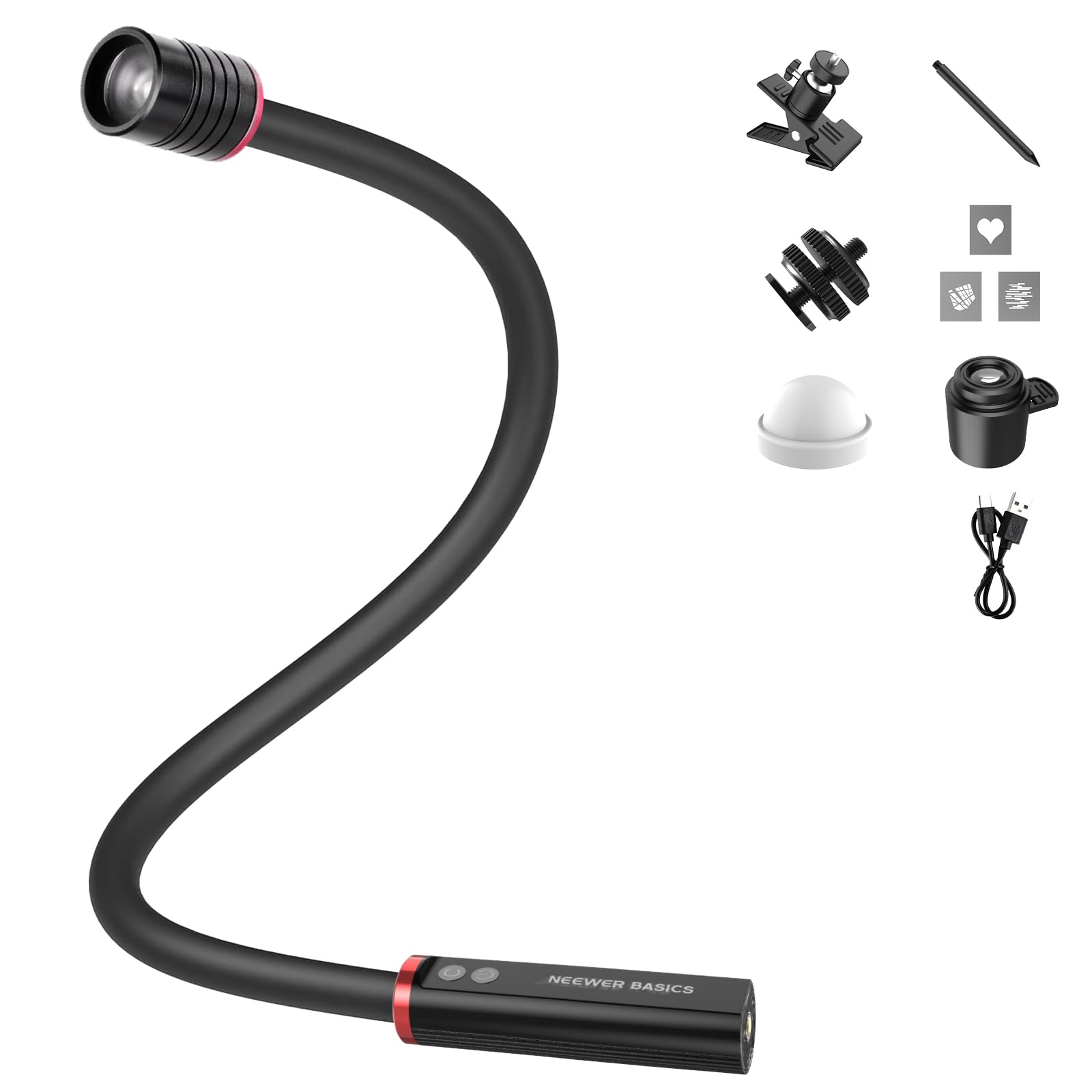 NEEWER Luz LED Flexible para macrofotografía Basics ML01 IP54