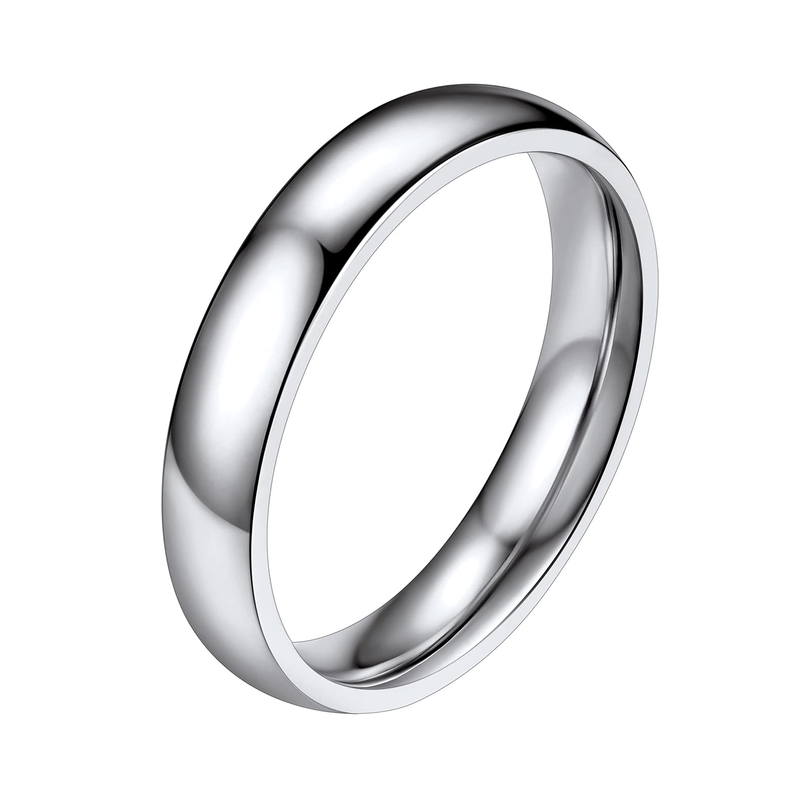 PROSTEEL Men Stainless Steel Rings, 2/4/6/8MM Width Band- Send Gift Box