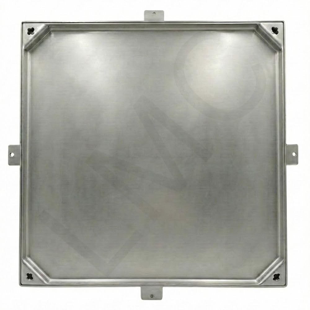 Stainless Steel Manhole Cover Stone Recessed (Light Duty) 24-Inches(600x600mm)-image-47