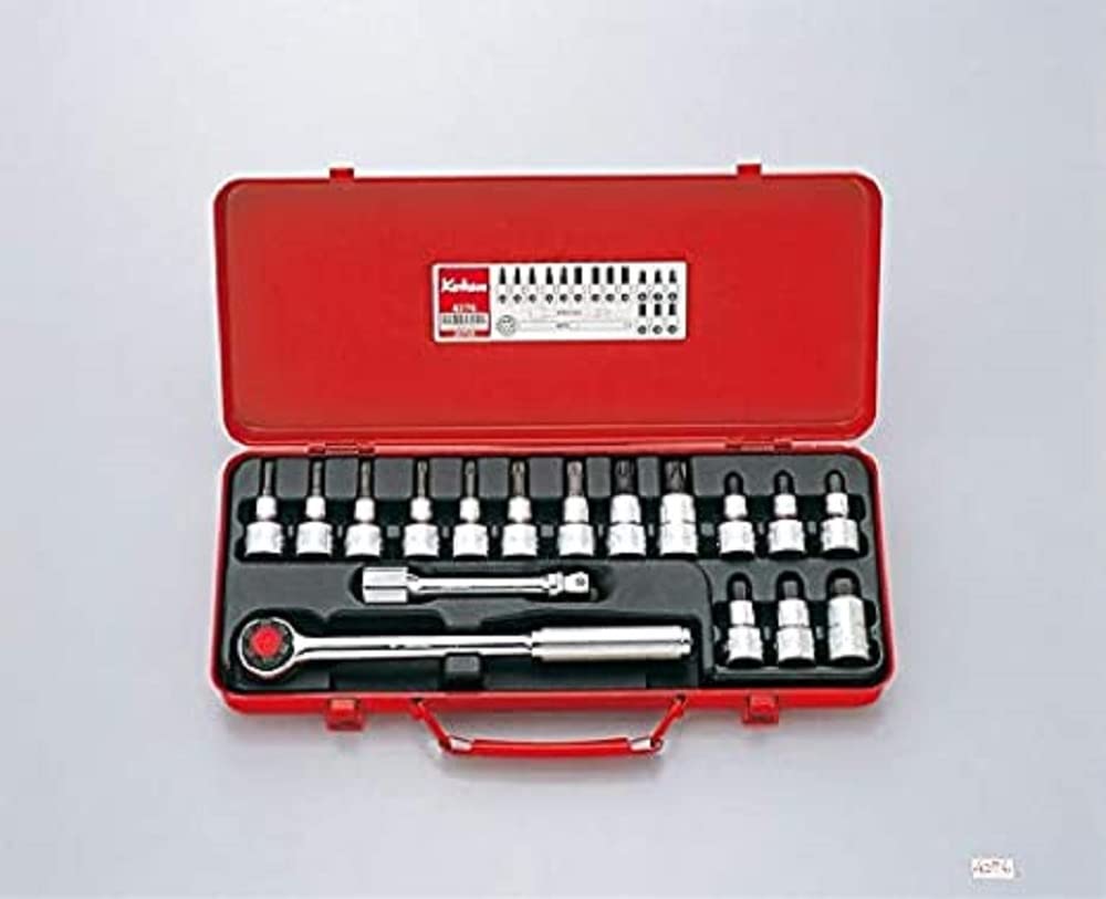 Chi⭐︎Kook 17 Piece 1/2 Sq. Dr. Hex and TORX® Bit Socket Set – Ko-ken USA