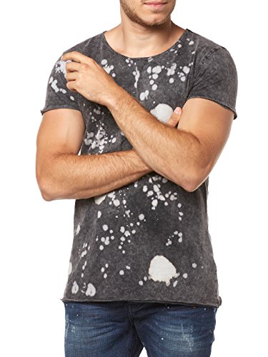 Tigha Painted Stars MSN Camicia in Jeans, Grigio