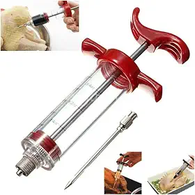 Seringa Culinária Injetora De Temperos Carnes Frango Costela Higiênica