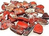 100 gr. Breckzienjaspis Trommelsteine Edelsteine Ladesteine AAA