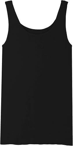 Miniatura 2 de NIKIBIKI Camiseta sin mangas clásica sin costuras para mujer, paquete múltiple, fabricada en Estados Unidos, talla grande