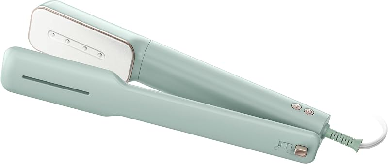 Newbealer 3in1 Travel Iron, 100-240V Clothes Steamer, 2 Steam Levels, Green | Portable for On-the-Go, Heats in 20s, Dry Iron No Clamp, 180° Swivel Head, 360° Leak-Proof, Auto-Off, Self-Clean