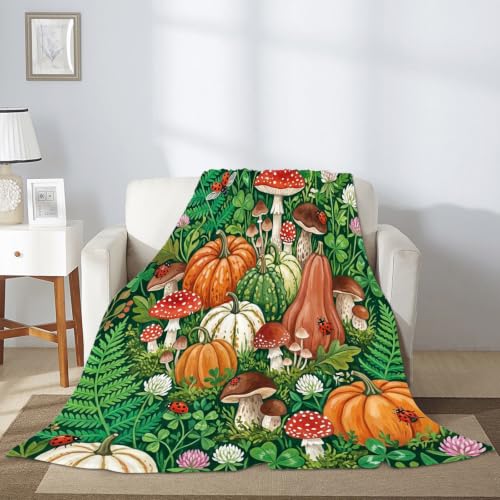 Couverture pelucheuse confortable et légère vert automne 152cm - 7
