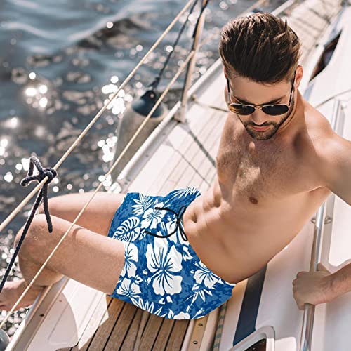 Short de plage à séchage rapide JDEZ maillot de bain fleur - 2
