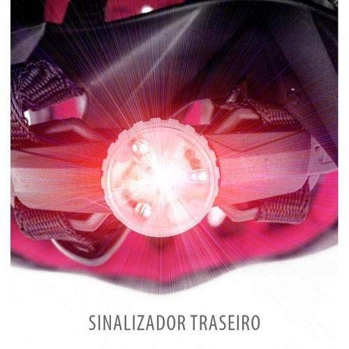 Capacete para Ciclismo Infantil Tamanho P 48/53 cm Led Traseiro Tsw