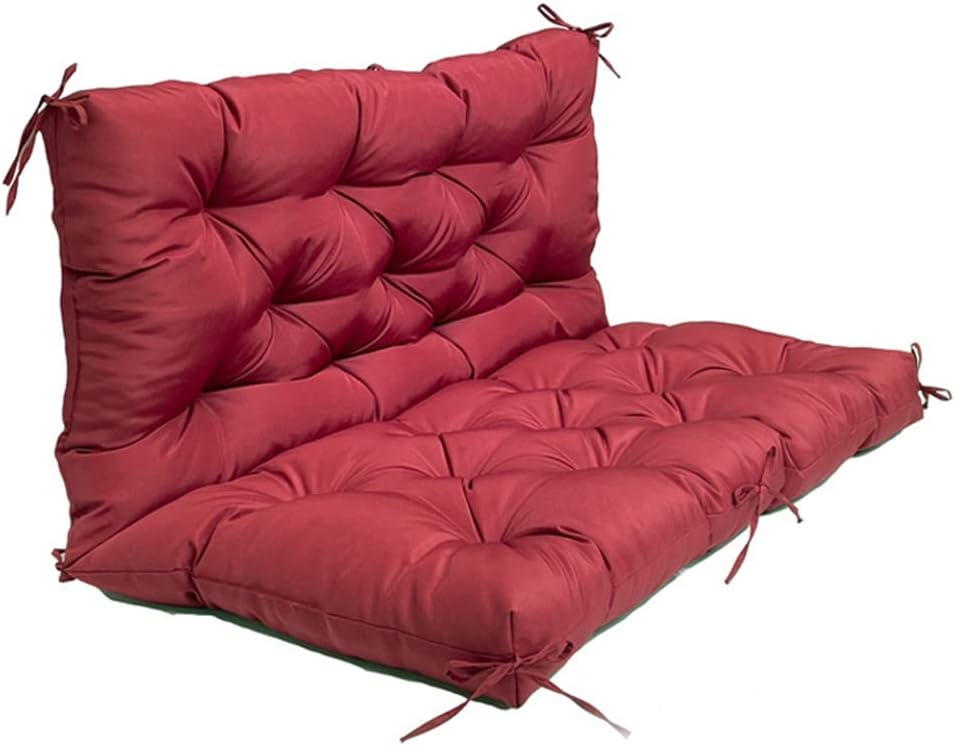 SEAHOME Waterproof Bench Cushion with Backrest, 2 or 3 Seat