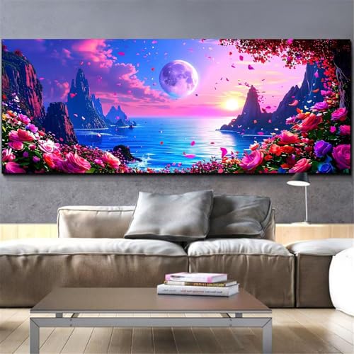Broderie diamant adulte grand format 60x180cm contre le stress