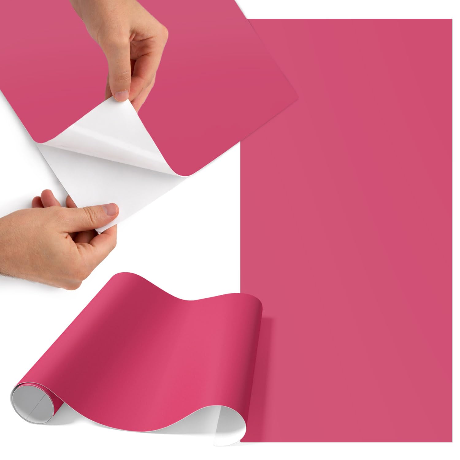 Papier adhésif pour meuble imperméable et résistant à la décoloration mat