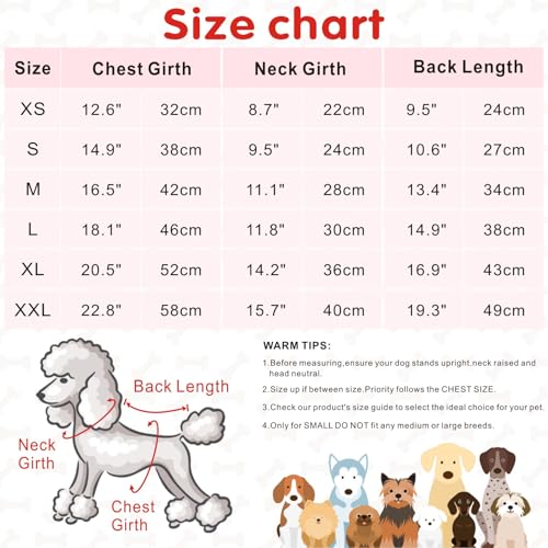Mosukoirl Hundepullover Hund Hoodie Haustier Warme Mäntel Baumwolle Sweatshirts Hund Kleidung mit Tasche Welpe Pullover Hund Overall für kleine mittlere Hunde Katzen Teddy Chihuahua
