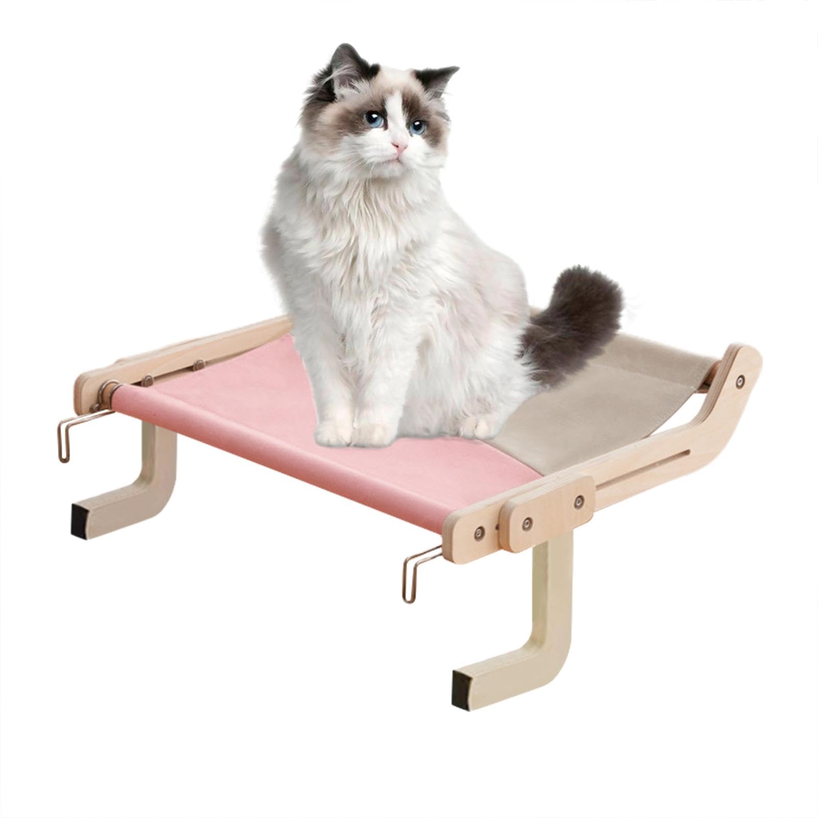 Cat Window Perch - Stabiler Haustierfensterstuhl, Moderne Katzenliege | Bequeme Sonnenhängematte, platzsparendes Katzenbrett, verstellbare Kätzchen-Hängematte, Katzenmöbel für, einfach zu