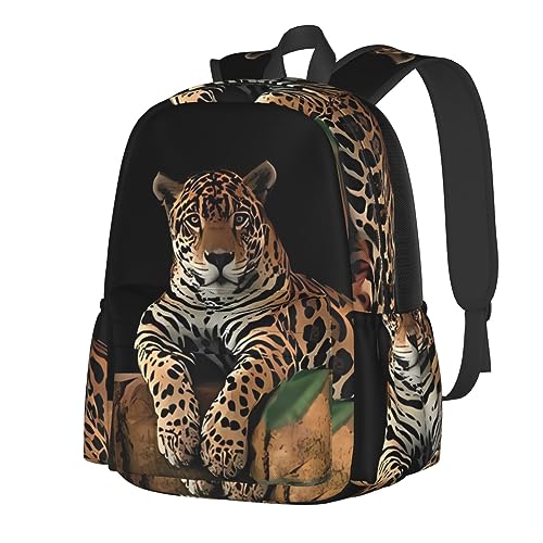 Sac à dos imperméable léopard avec bretelles confortables