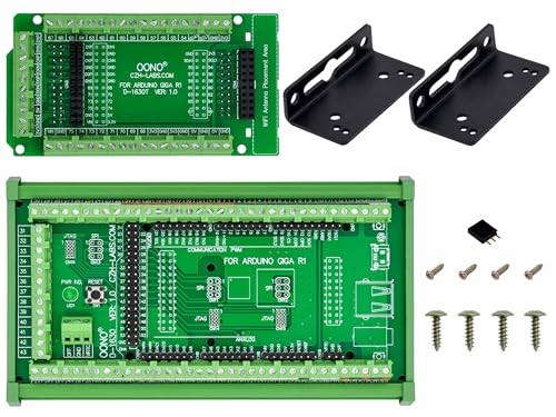 Placa de conexión Arduino GIGA R1: extensión completa GPIO en riel