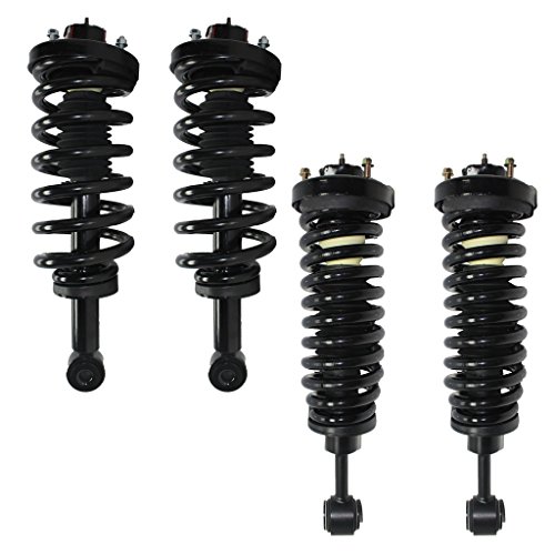 Detroit Axle - Brand New All (4) Front & Rear Complete Strut