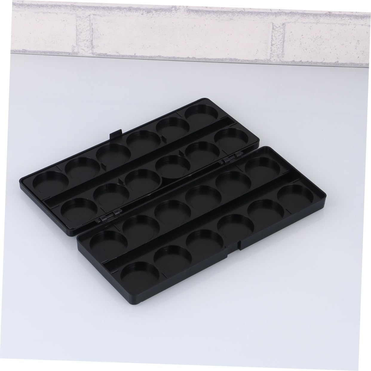 Lurrose 3pcs Manicure Painting Box Plastic Mixing Tray for Watercolor Gouache and Paints and Easy to Clean for Artists and
