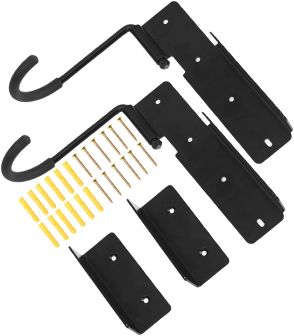 ARTIBETTER 2sets Bike Wall Mounted Rack Storage Hanger for Garage Indoor Use Easy Installation Includes Expansion Screws Suitable for Road and Mountain