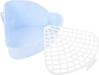 BESTOYARD 3 Pçs Caixa Coelho Toalete Hamster Cama Coelho Potty Rat Gaiola Pequeno Animal Sauna Toalete Plástico Coelho Potty Cama De Coelho Hamster Areia Banho Seco Acessórios De Hamster