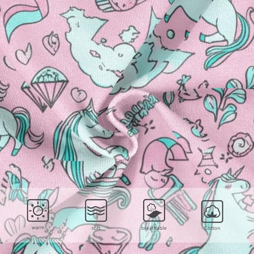 CHIFIGNO Boy Underwear Cute Unicorns Pink Toddler Boy Briefs Soft Cotton Briefs Underwear3