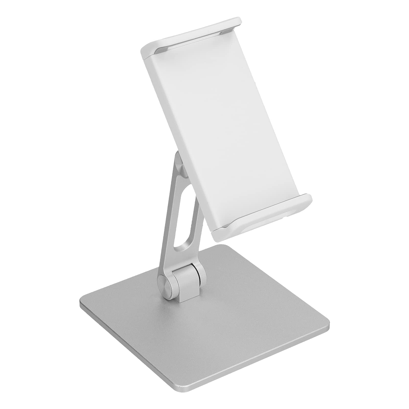 Uniwersalny aluminiowy stojak PH, Ergoesnomic regulowany uchwyt z antypoślizgowym krzemem, idealny kąt widzenia do smartfonów/tabletów