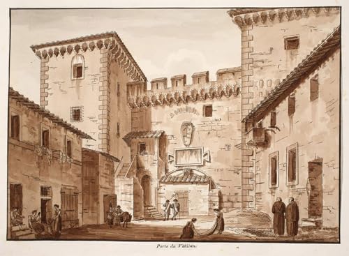 Imagen la Porta Vaticana cuadro para decorar despachos elegantes y salones culturales