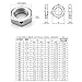 Lighting nut, fine Thread nut, Thin nut, M7 M8 M9 M10 M12 M14 M16 fine Thread nut-100.75320 grainswhite zinc
