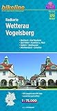  Bikeline Radkarte Wetterau Vogelsberg. Butzbach, Bad Nauheim, Bad Vilbel, Frankfurt a. Main, Gedern, Gelnhausen, Wächtersbach, Schotten, 1 : 75 000, wasserfest und reißfest, GPS-tauglich mit UTM-Netz