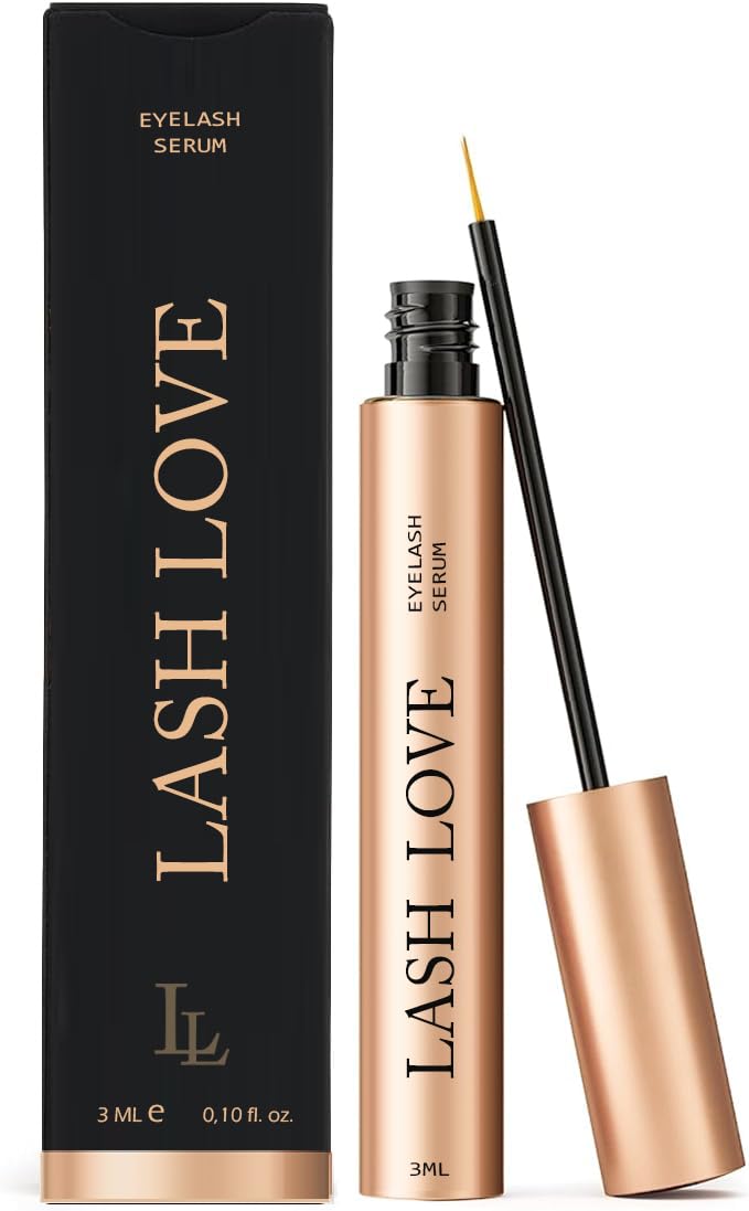 Siero Ciglia Allungante LASH LOVE (3,0 ml) Lash Serum Booster allungante e infoltente per ciglia lunghe e folte.