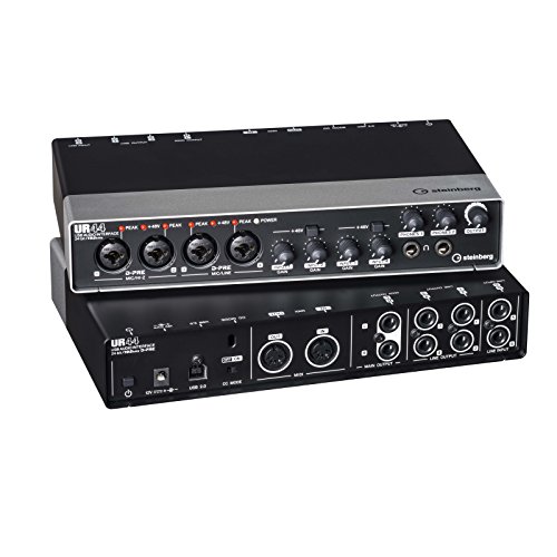 Steinberg 45030 UR44 - Interfaz de audio (4 puertos XLR, USB 2.0