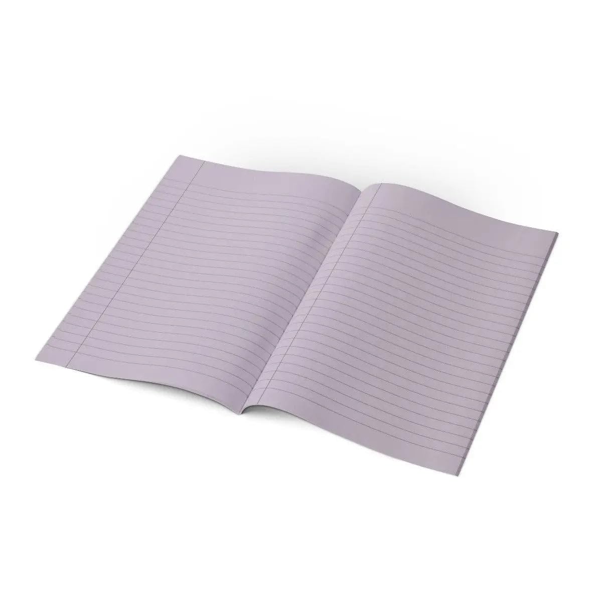 The Dyslexia Shop A4-10mm Lined Tinted Exercise Book - (Yellow Cover) Single Book/Lilac