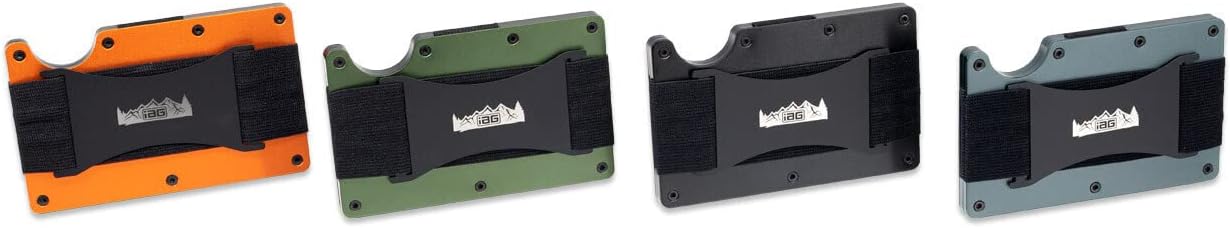 IAG Performance Aluminum Wallet w/Money Clip, Cash Band, and Screwdriver Kit (Off-Road Logo) Gray - Image 6