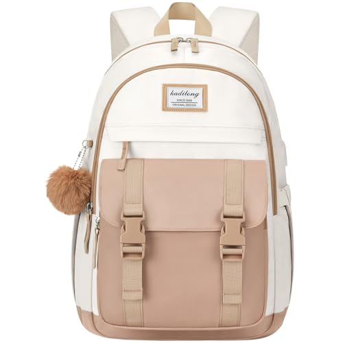 Image of kadilong 17,3 Inch School Backpack for Teen Girls,Laptop Backpacks for Women College Students Bookbag Middle School Back Pack Travel Mochilas Mujer