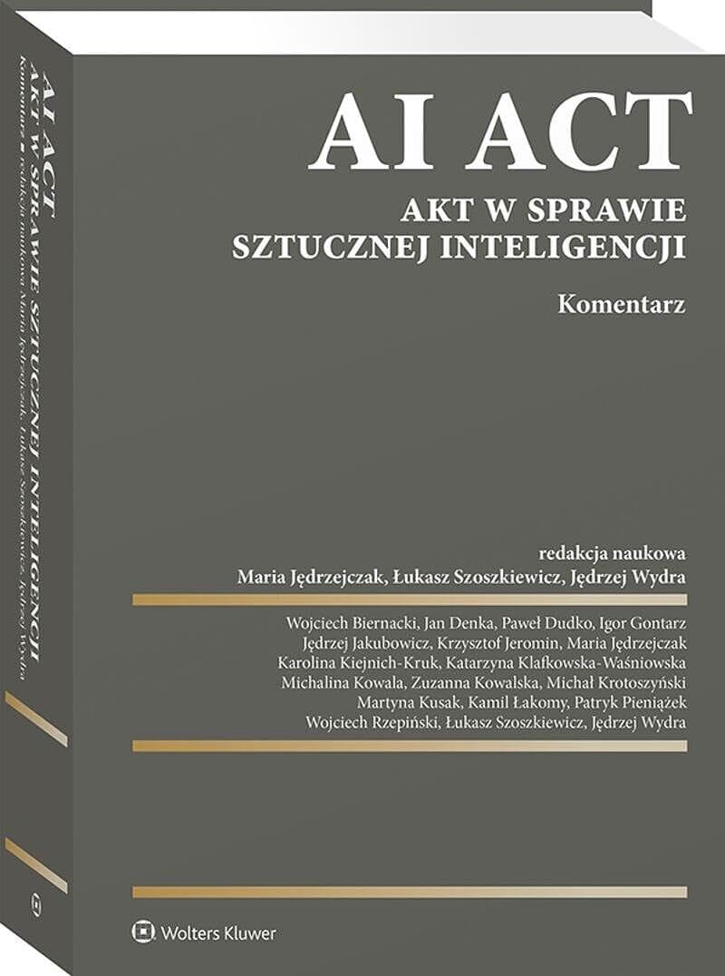 AI Act Akt w sprawie sztucznej inteligencji Komentarz