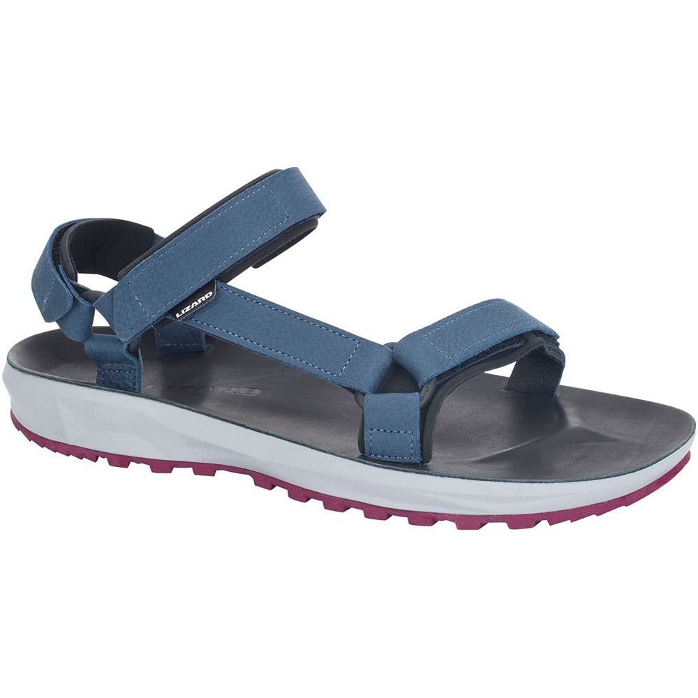 Lizard Sandalo WS Super Hike Leather, Donna, Midnight Blue/Zinfandel Red, 42 EU, Midnight Blue Zinfandel Red, 42 EU
