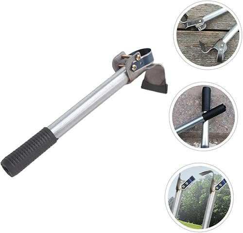 Miniatura 5 de DOITOOL Raspador de corteza Herramienta de descortezado de árbol de metal, espátula de metal, herramienta de corte de corteza, herramienta de