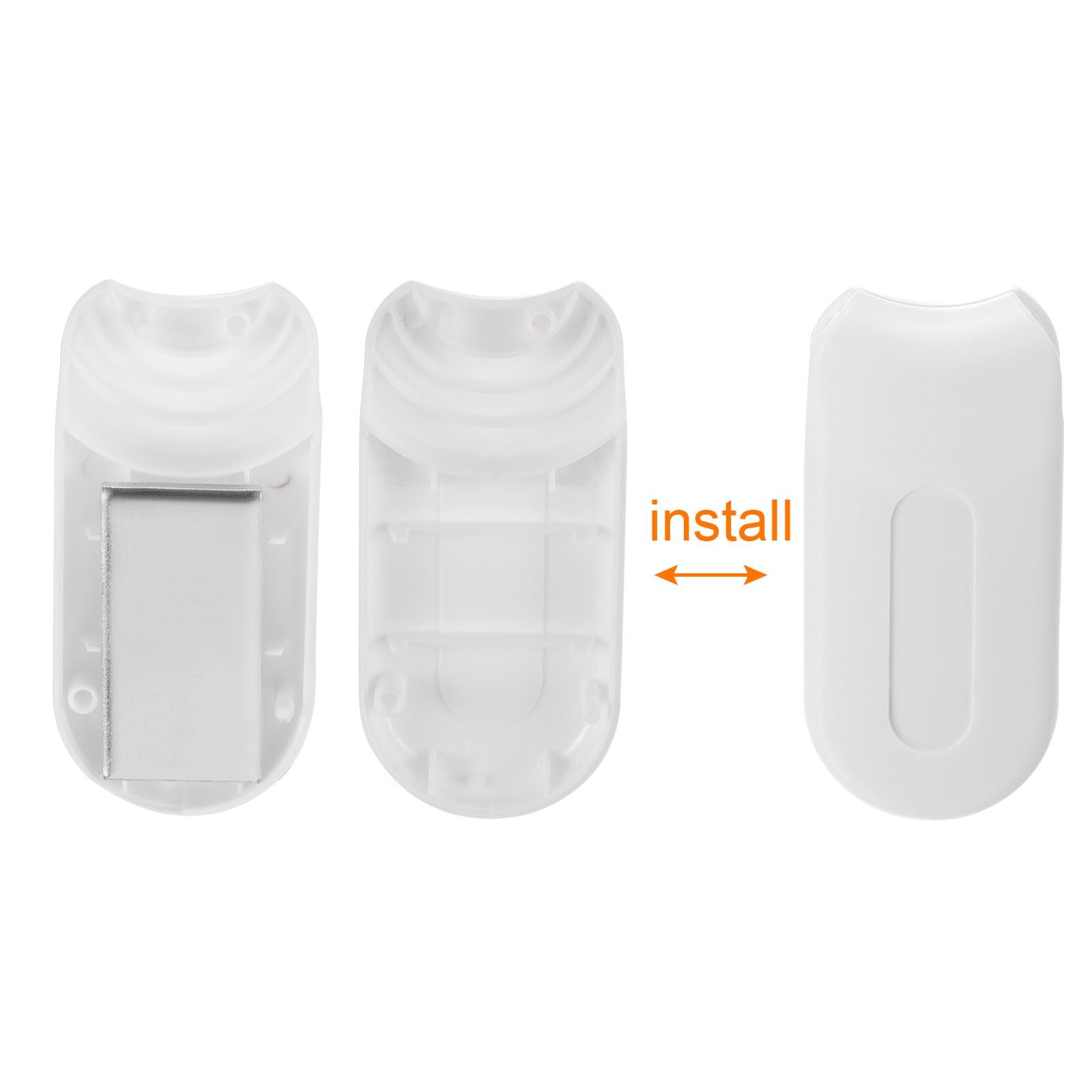 QUARKZMAN Tenda Corda Peso 4pz 78mm Tenda Finestra Persiana Perline Catena Maniglia Romano Verticale Rullo Ombreggiatura per Finestra Parti Bianco