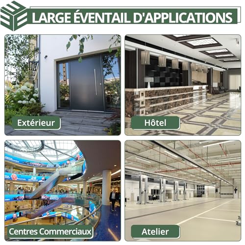 Coffret électrique 12 modules IP65 étanche en ABS avec rails intégrés - 6