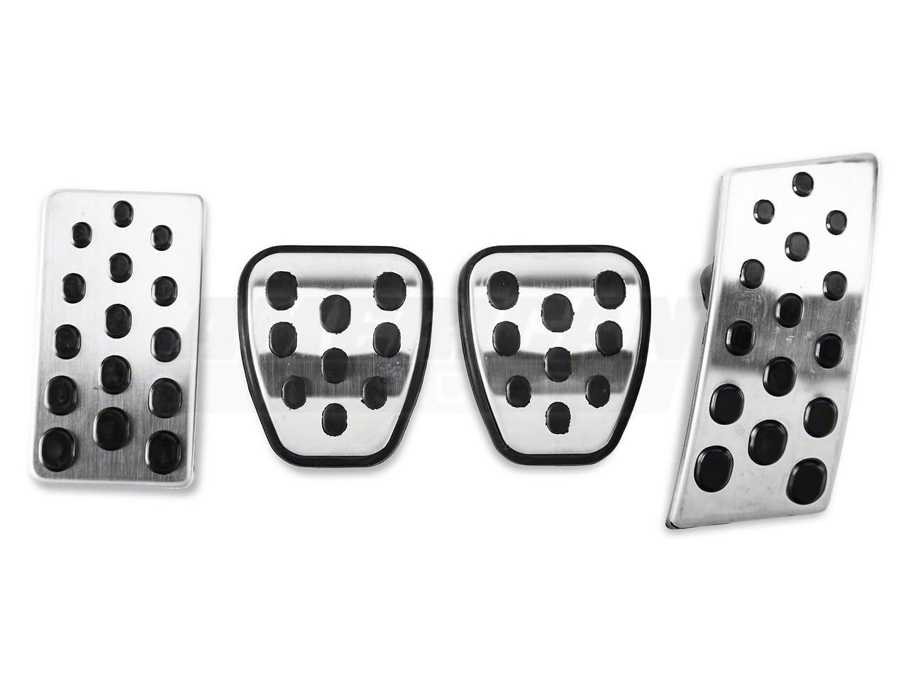 Bullitt Style Pedal Covers; Compatible with Ford Mustang 1994-2004