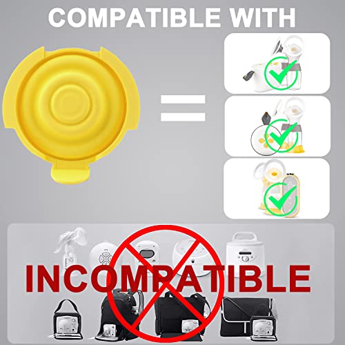 Image of 2 Pack Membranes Compatible with Medela PersonalFit Flex Replacement Connectors, Pump in Style MaxFlow, Swing Maxi and Freestyle Breast Pumps