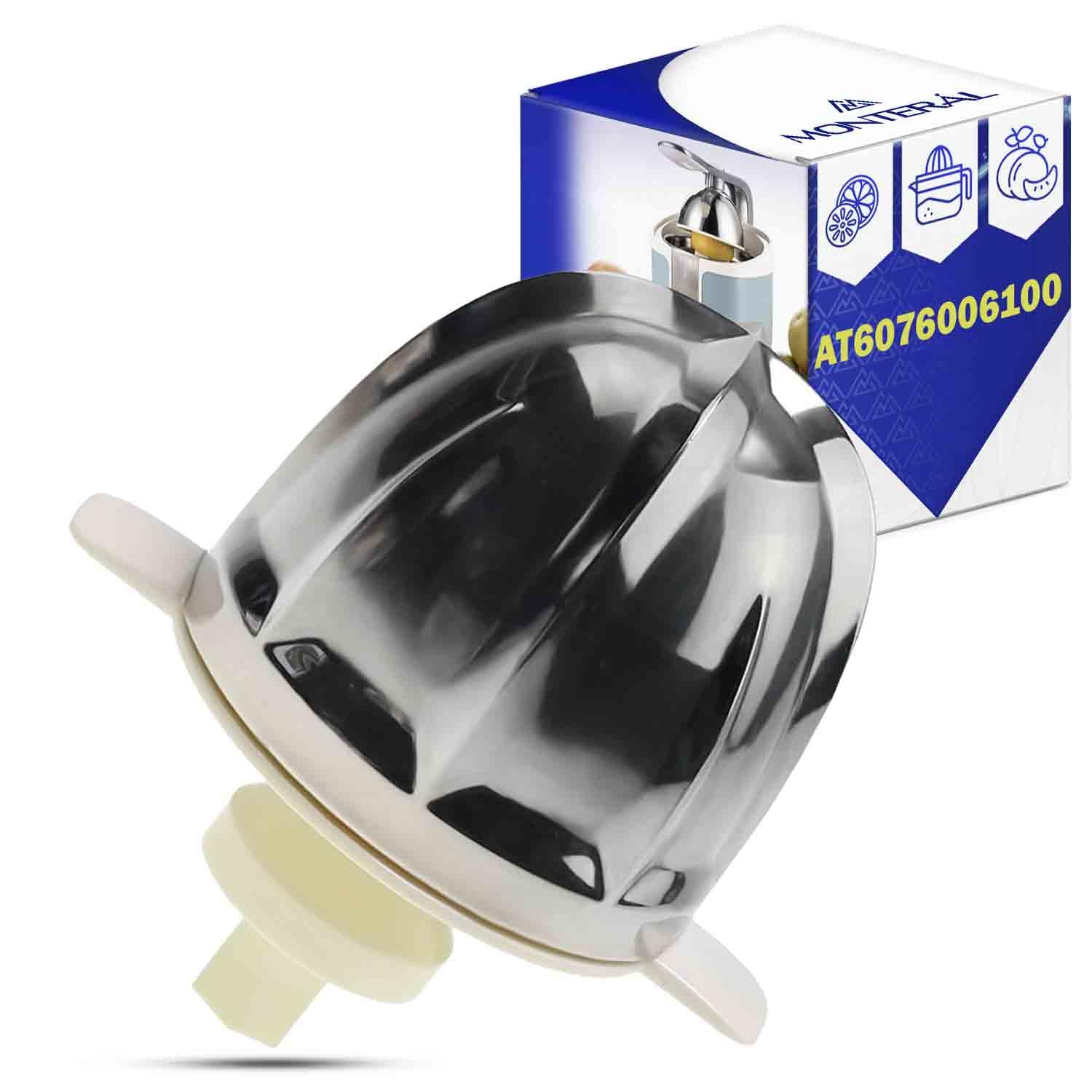 Cono di Spremitura per Spremiagrumi Elettrico con Codice Originale AT6076006100 per Ariete - Garanzia di 10 Anni - MONTERAL
