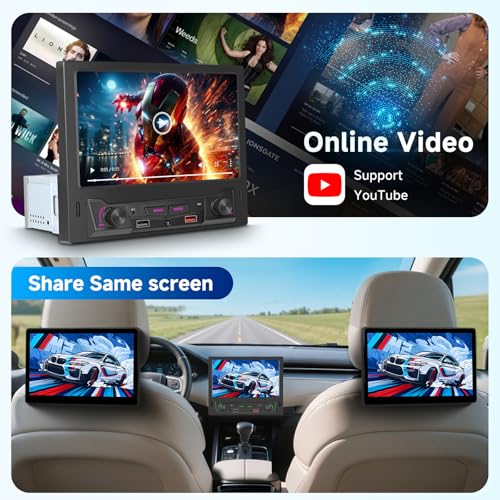Radio para auto con pantalla táctil de 8 pulgadas miniatura 3