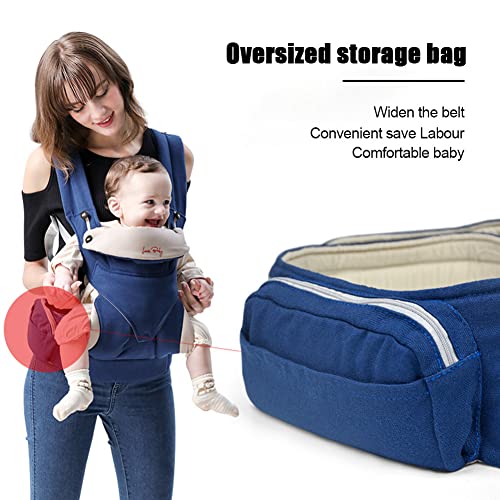 Baby Sling Carrier - Porta-bebês dianteiro com assento de quadril - Sling recém-nascido fácil de usa