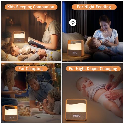 Lampe de table veilleuse bois dimmable pour apaiser vos nuits - 5