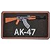 AK-47 Firearms Gun Patch - 3.5 x 2 inch Hook Fastener P895