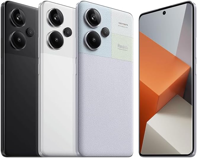 Xiaomi Redmi Note 13 Pro+ 5G + 4G LTE (512GB + 12GB) 6.67" 200MP Triple Camera (for Tmobile Mint Tello & Global) Global Bands Unlocked (Aurora Purple) Aurora Purple (Global ROM) image 2 of 3 B0CSDX93GY