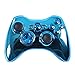 HDE XBOX 360 Controller Replacement Shell Chrome Wireless Controller Shell with Replacement Buttons Thumbsticks and Custom Plastics (Blue)