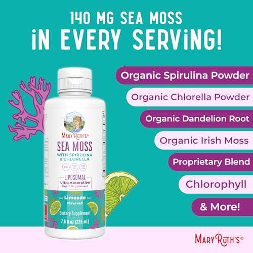 MaryRuth Organics Sea Moss + Hair Growth Liposomal Bundle (Certified) — view 4