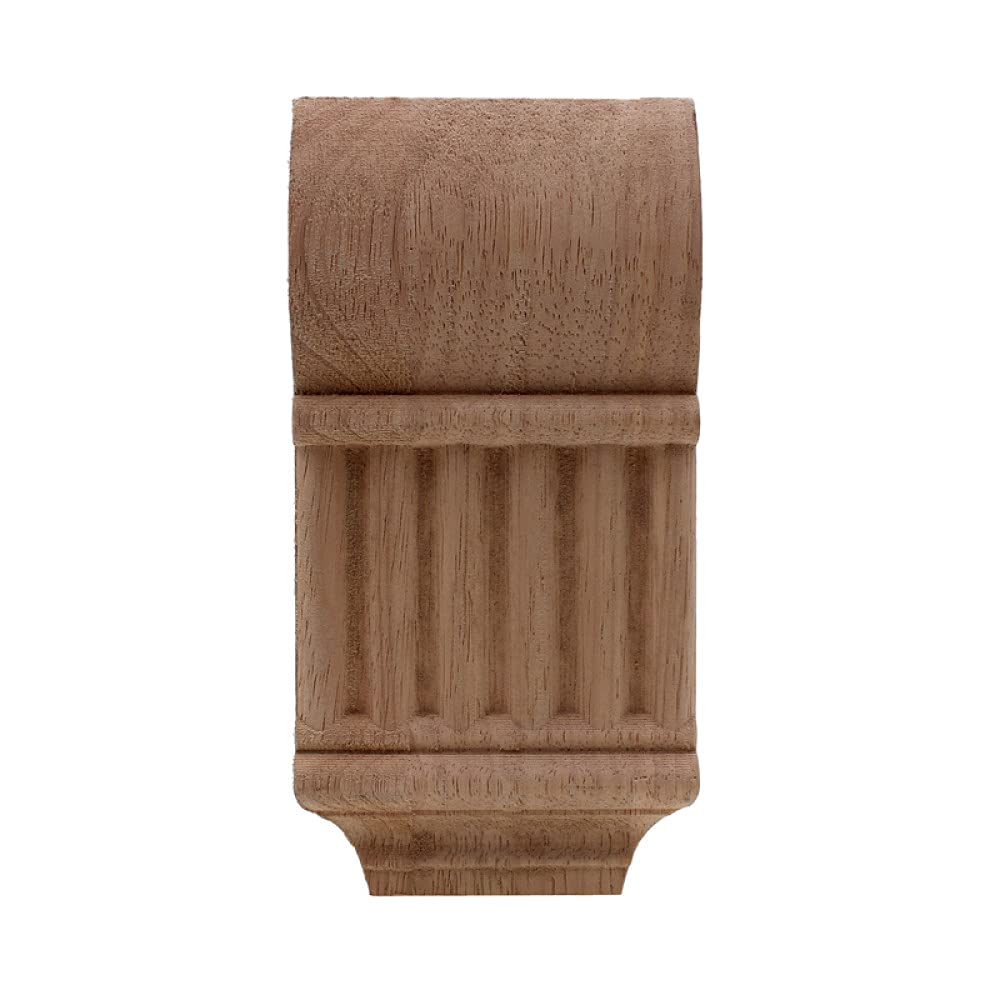 Applique en bois sculpté de style européen 12x6cm pour décoration de meubles vintage